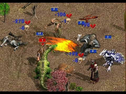 Megadragon VS all towns /Heroes of Might and Magic 4