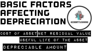 Basic Factors Affecting Depreciation@accountelearning2723