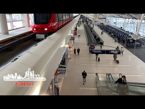 Aeroporto Internacional de Detroit | Aeroporto Metropolitano de Detroit Wayne County | Um tour pelo Aeroporto de Detroit