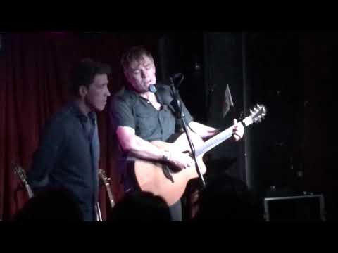 Martyn Joseph and Rob Brydon singing ‘One Step Up’ and ‘Brilliant Disguise’ by Bruce Springsteen