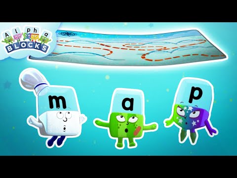 Your First Time Learning CVC Words 📚 | Learn to Read and Spell for Kids| Alphablocks