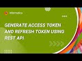 How To Generate Access Token And Refresh Token Using REST API