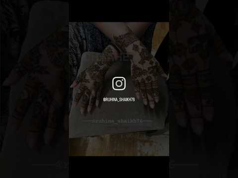 Simple Mehendi design 💓🌿 subscribe for more 🫶🏻 #music #trending #mehendi #mehandi #shorts #tamil