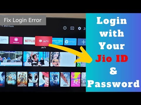 Jio TV Login Problem Solved | How To Login With Your Own Username & Password 2019
