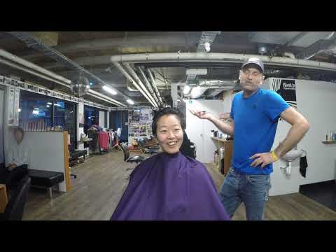 Japanese Couple get Short Haircuts
