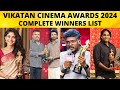 Vikatan Cinema Awards 2025 Complete Winners List Vikatan Cinema Awards 2024 Vikatan Awards 2024