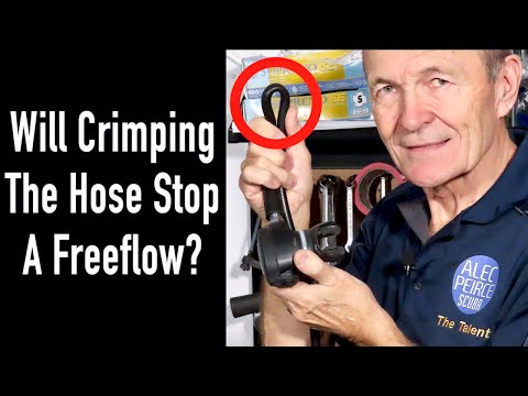 Will Crimping The Hose Stop A Freeflow? - Scuba Tech Tips:  S13E06