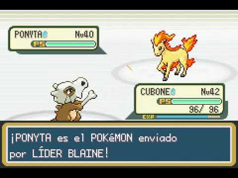 Pokemon rojo fuego: Batalla por la séptima medalla