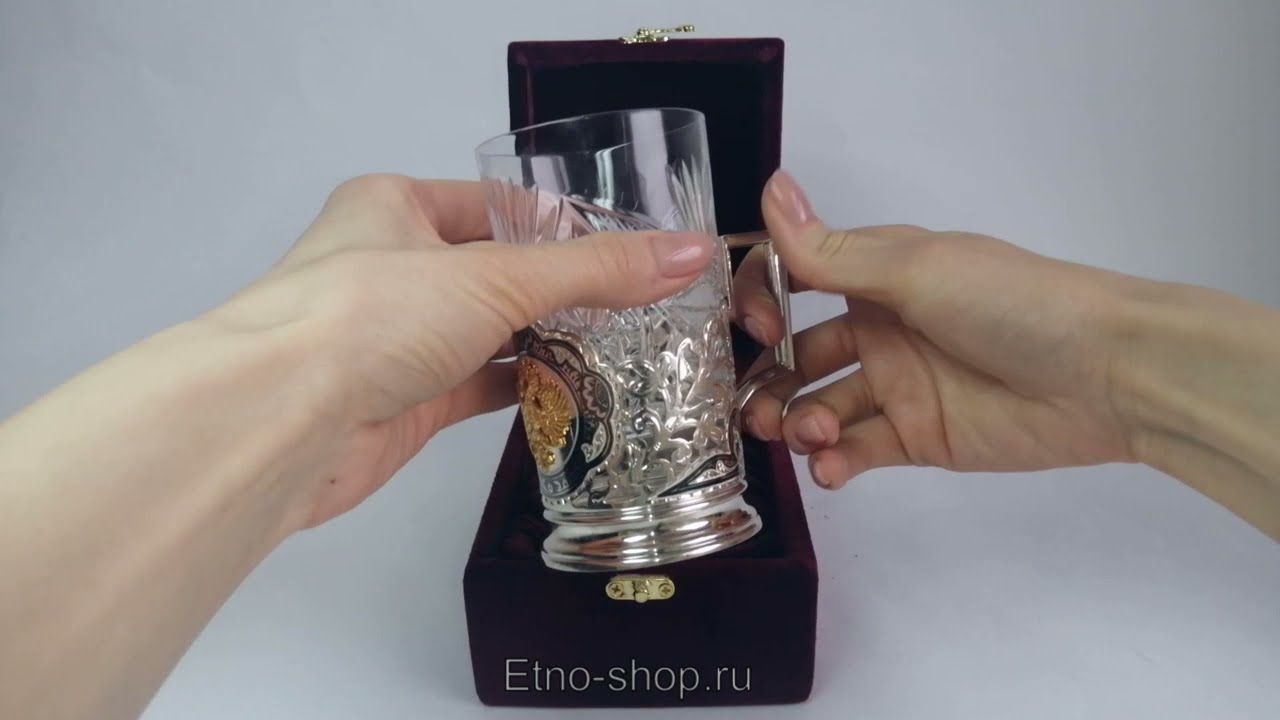 Серебряный подстаканник «Герб» с позолотой: цена, отзывы, фото - купить ...