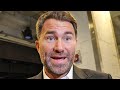 EDDIE HEARN STUNNED IMMEDIATE REACTION TO KATIE TAYLOR WIN OVER AMANDA SERRANO