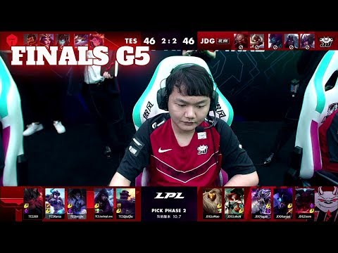 JDG vs TES - Game 5 | Grand Finals LPL Spring 2020 | JD Gaming vs Top Esports G5