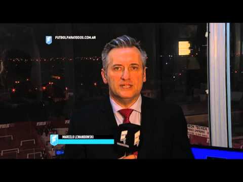 El análisis de Marcelo Lewandowski. Unión 0 - San Martín 0. Fecha 29. Primera División 2015. FPT.