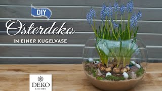 DIY: Schnelle Frühlings-Blumendeko in Kugelvasen [How to] Deko Kitchen