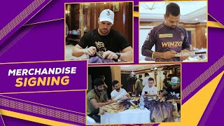 Behind the scenes: Merchandise signing | Knights TV | KKR IPL 2022