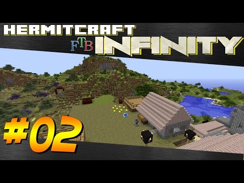 Minecraft Hermitcraft FTB Infinity - Ep 2 - To The Skies!