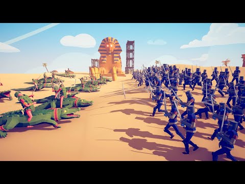 BEAST MASTER vs EVERY UNITS - CROCODILE WARRIOR - Totally Accurate Battle Simulator TABS