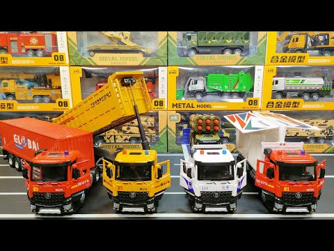 Diecast Truck Vehicle of Container Truck, Trailer Truck, Flatbed Truck, Wing Box Truck
