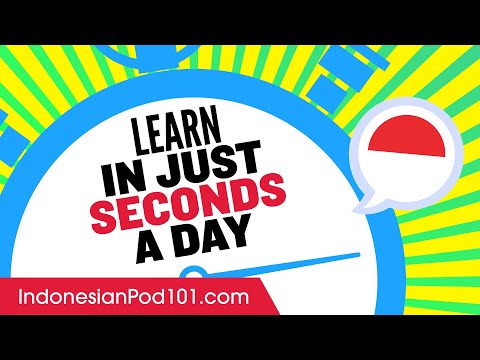 Learn New Indonesian Words in Just Seconds a Day