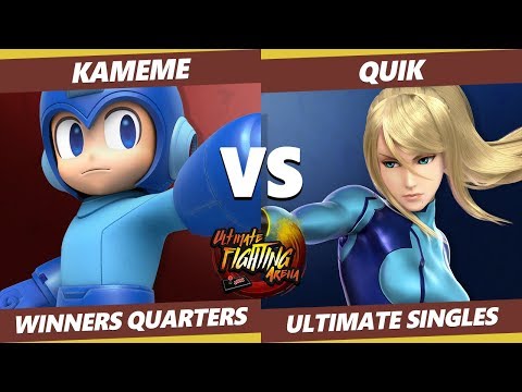 UFA 2019 SSBU - R2G | Kameme (Mega Man) Vs myR | quiK (ZSS, Samus) Smash Tournament Winners Quarters