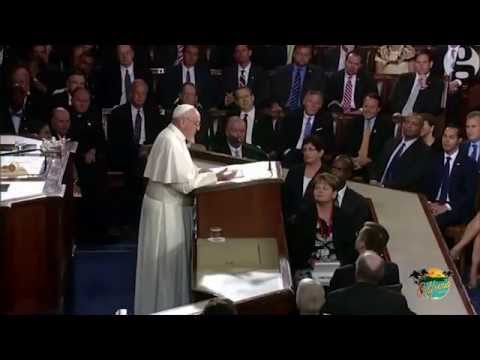 Click to Watch the Pope Francis avoids pitfalls and endorsements during impressive speech to Congress video