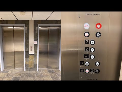 Interesting Silver State Hydraulic elevators @ 406 Sunrise Ave - Roseville, CA.