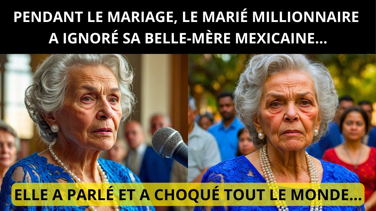 LE MARIÉ MILLIONNAIRE S'EST MOQUÉ DE SA BELLE-MÈRE MEXICAINE... MAIS LORSQU'ELLE A PARLÉ...