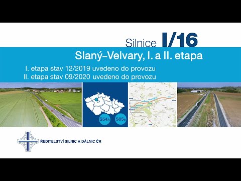 I/16 Slaný-Velvary (uvedení do provozu 09/2020)