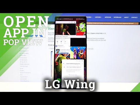 Open Apps in Pop Up View on LG Wing – Apps in Floating Windows
