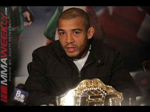 Jose Aldo: UFC 189 World Tour- Las Vegas Press Event