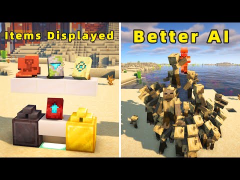 11 Amazing Minecraft Mods For 1.20.1 and Below (Items Displayed + Enhanced Hordes)