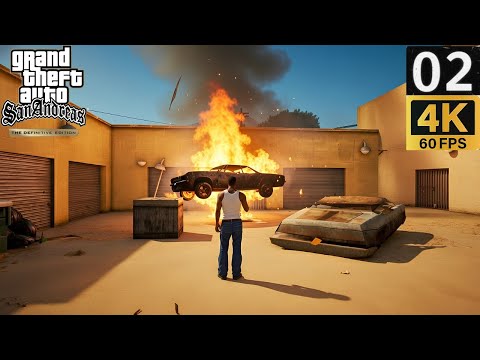 GTA San Andreas Definitive Edition Gameplay Walkthrough Part 2 - PC 4K 60FPS No Commentary