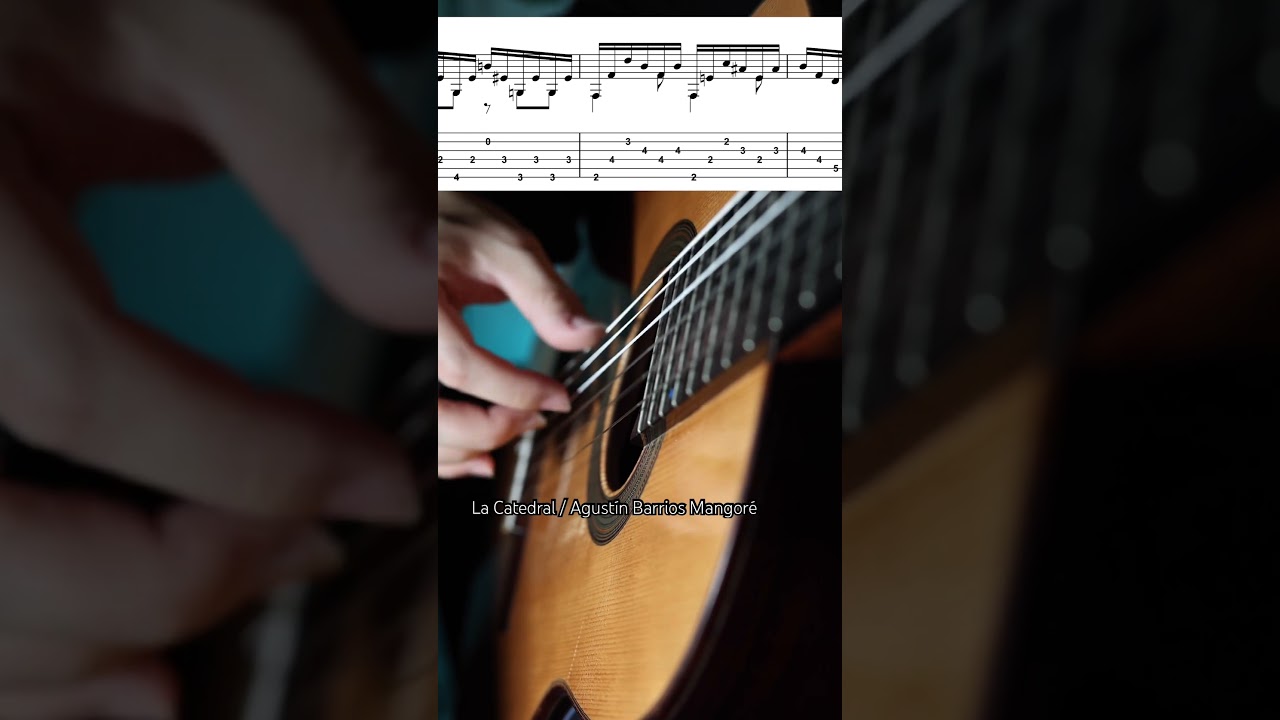 La Catedral / Agustín Barrios Mangoré #guitar #クラシックギター #classicalguitar
