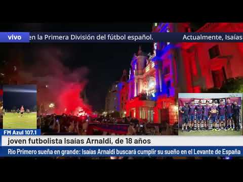 Río Primero sueña en grande: Isaías Arnaldi buscará cumplir su sueño en el Levante de España