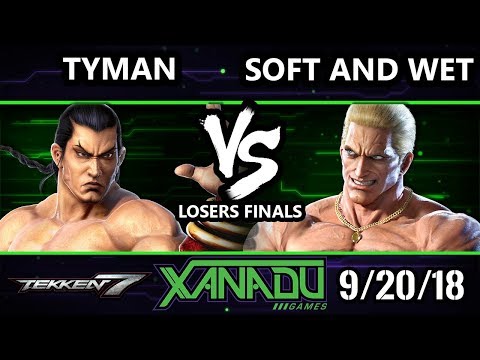 F@X 268 T7  -  Tyman (Feng) Vs.  Soft and Wet (Geese) Tekken 7 Losers Finals