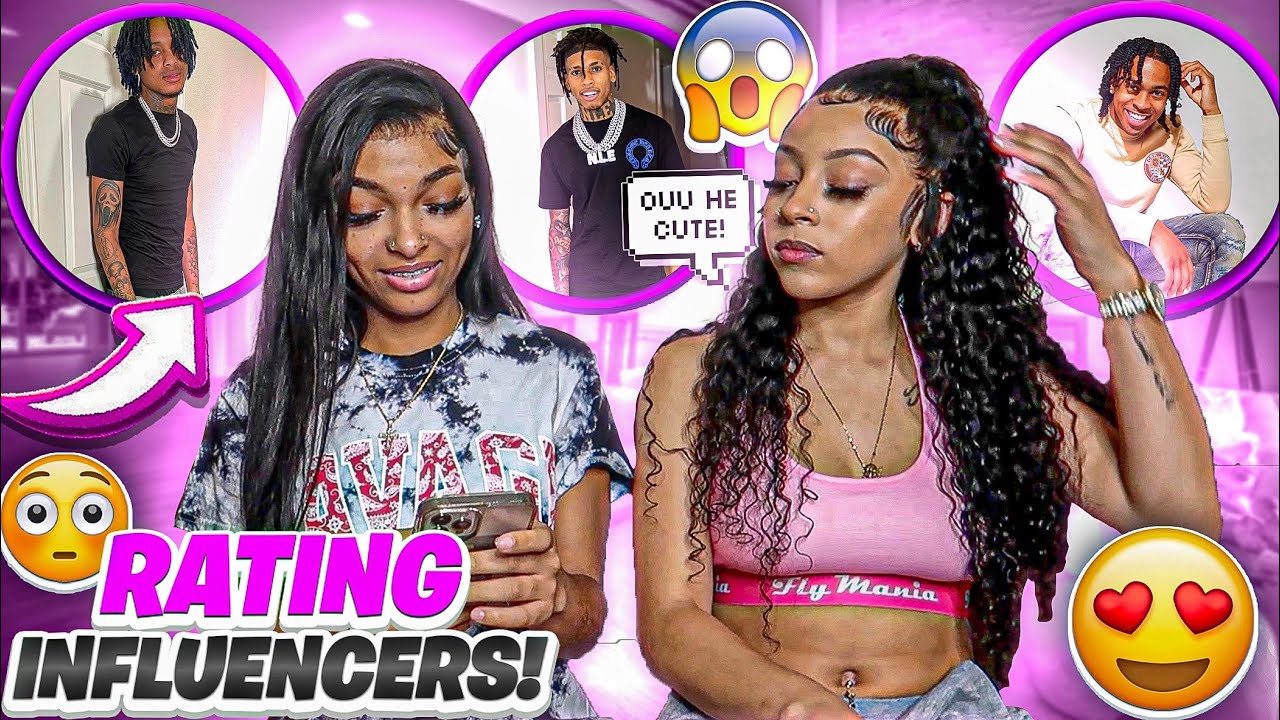 RATING INFLUENCERS & RAPPERS W/ LENA 👀😍