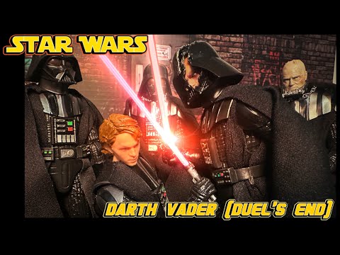 Star Wars The Black Series Darth Vader (Duel’s End)- Review and comparison Open Damage helmet Hasbro
