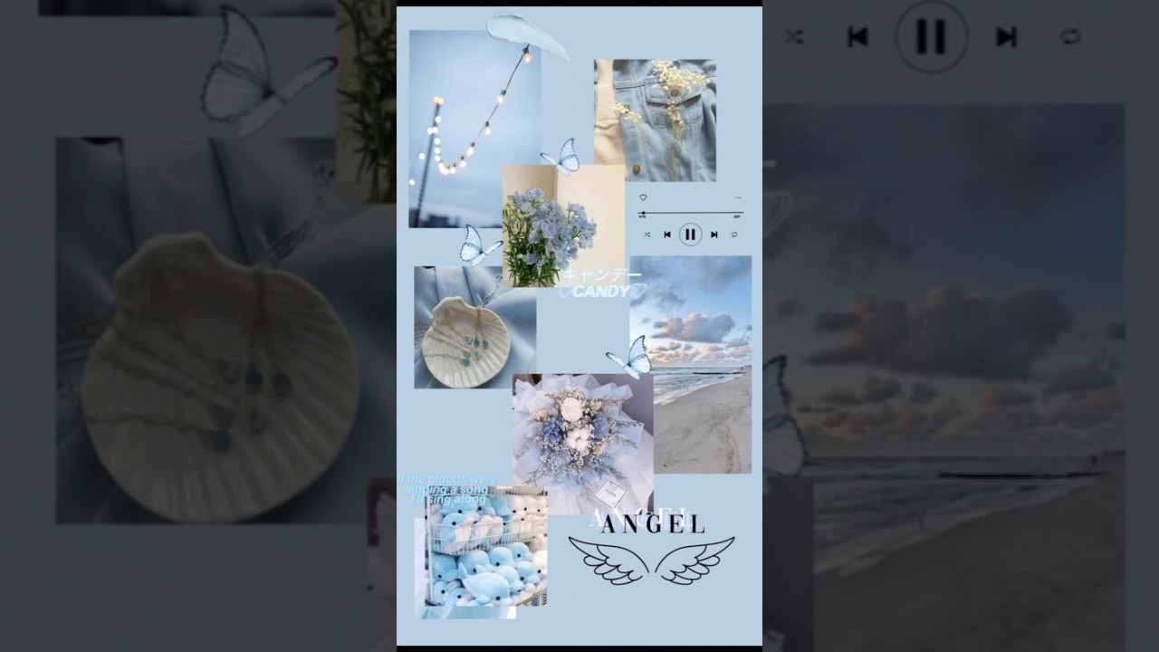 Aesthetic blue wallpaper ideas to use🦋💙#aesthetic #blue #wallpaper #cute