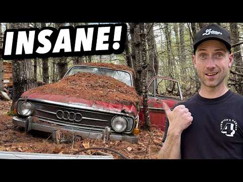 HIDDEN SINCE 1978! CRAZY RARE AUDI RESCUE! Sitting 48 YEARS!