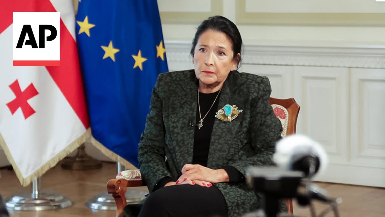 Georgia’s president accuses Russia of election meddling