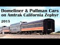 Domeliner Pullman Cars On California Zephyr In 2015 Amtrak P42DC 144 Amtrak P42DC 158