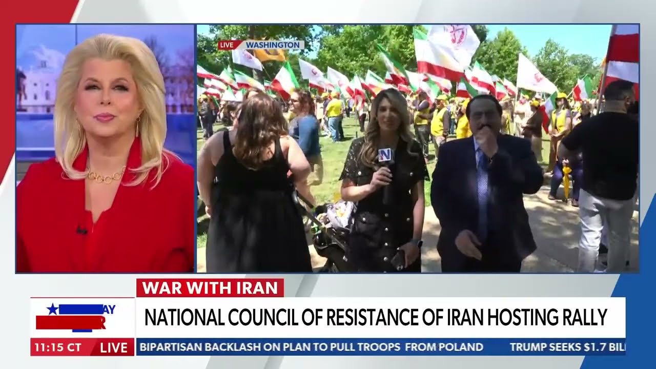 Thousands Rally in Washington DC, Condemn Iran Executions, Support @maryamrajavi| by @NewsmaxTV