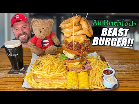 Undefeated "An Beithíoch" Irish BEAST Burger Challenge!!