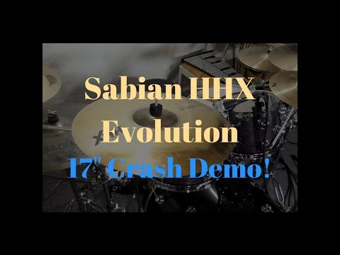 Sabian HHX Evolution 17" Crash Sound Demo