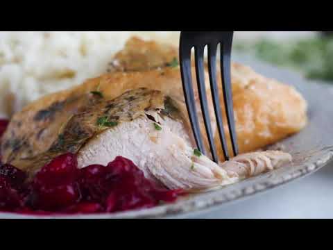 Herb and Salt-Rubbed Dry Brined Turkey