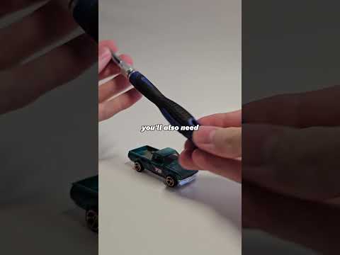 How to Open Hot Wheels Without a Drill @Dragonfruit1000 #shorts  #viral  #car  #hotwheels  #supra