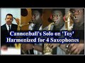 Cannonball Adderley's Solo on 'Toy' but It's harmonized in 4 part harmony