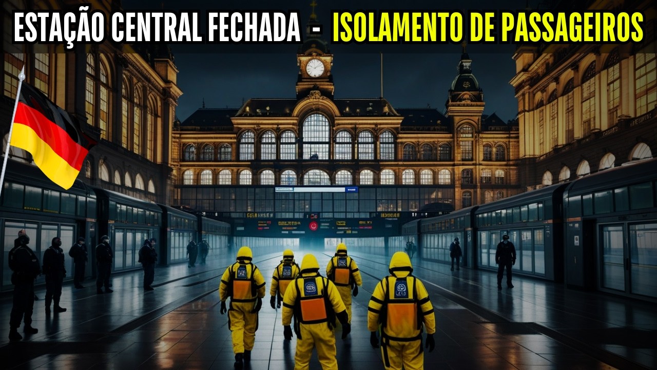 ESTAÇÃO DE HAMBURGO EM EXTREMO ALERTA DE CONTAMINAÇÃO!