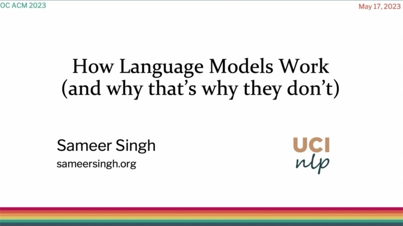 How large language models work (and why that's why they don't)