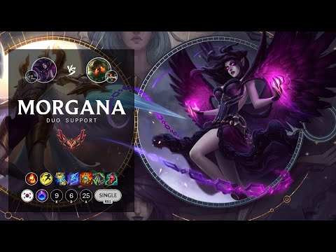 Morgana Support vs Nautilus - KR Grandmaster Patch 12.16