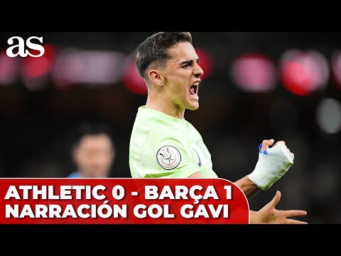 ATHLETIC CLUB 0 - FC BARCELONA 1 | NARRACIÓN CARRUSEL GOL GAVI | SUPERCOPA DE ESPAÑA